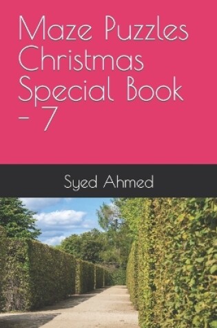 Cover of Maze Puzzles Christmas Special Book - 7