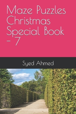 Book cover for Maze Puzzles Christmas Special Book - 7