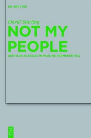 Cover of Not My People