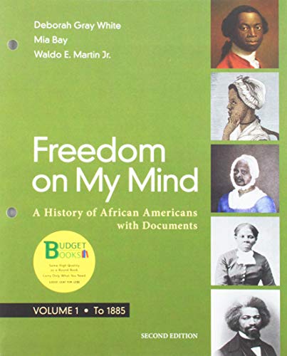 Book cover for Loose-Leaf Version for Freedom on My Mind 2e & the Bedford Digital Collections for African American History (Six-Months Access)