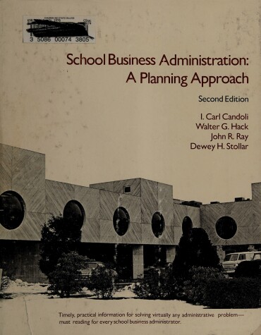 Book cover for School Business Administration