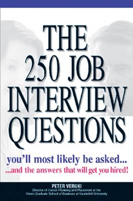 Book cover for The 250 Job Interview Questions