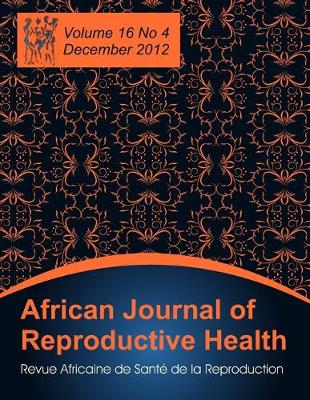 Cover of African Journal of Reproductive Health