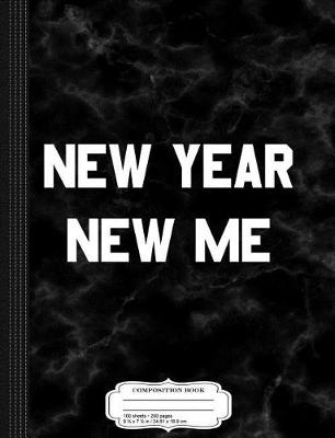 Book cover for New Years Resolution Composition Notebook