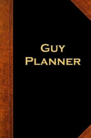 Cover of 2020 Daily Planner For Men Guy Planner Vintage Style 388 Pages