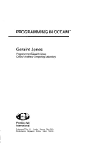 Cover of Programming in Occam