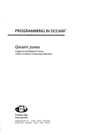 Cover of Programming in Occam