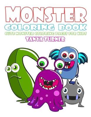 Book cover for Monster Coloring Book