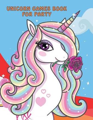 Book cover for Unicorn Games Book for Party