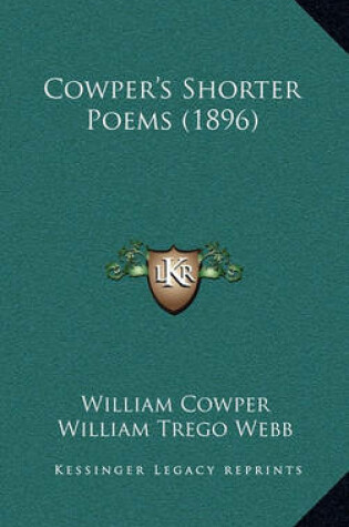 Cover of Cowper's Shorter Poems (1896)