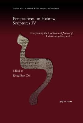 Book cover for Perspectives on Hebrew Scriptures IV