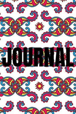 Cover of Paisley Background Lined Writing Journal Vol. 9