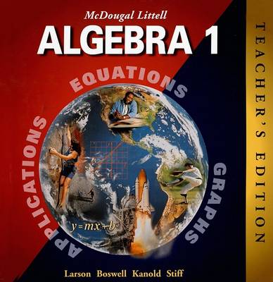 Book cover for McDougal Littell Algebra 1