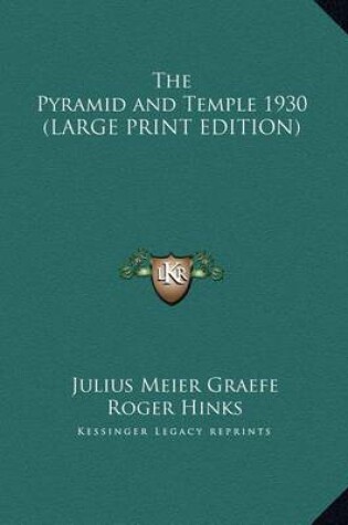 Cover of The Pyramid and Temple 1930