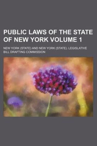 Cover of Public Laws of the State of New York Volume 1