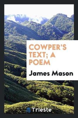 Book cover for Cowper's Text; A Poem