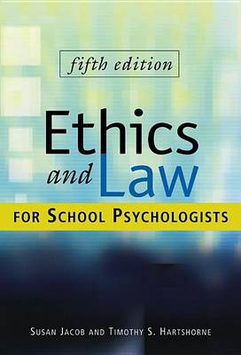 Cover of Ethics and Law for School Psychologists, Cafescribe
