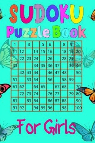 Cover of Sudoku Puzzle Book For Girls