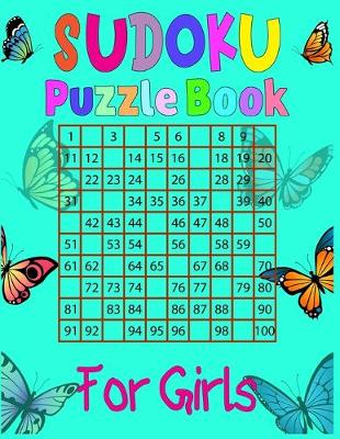 Book cover for Sudoku Puzzle Book For Girls