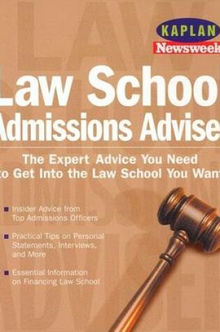 Cover of Kaplan Newsweek Law School Admissions Adviser