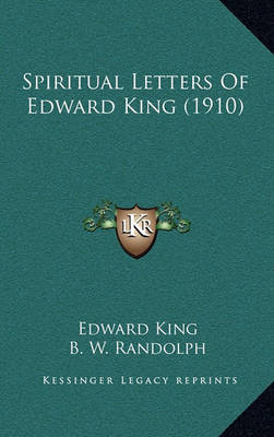 Book cover for Spiritual Letters of Edward King (1910)