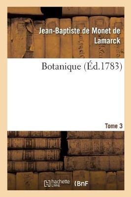 Book cover for Botanique. Tome 3