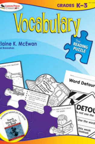 Cover of The Reading Puzzle: Vocabulary, Grades K-3