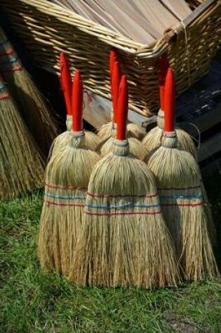 Cover of Cute Little Brooms Journal - If Only They'd Do the Sweeping on Their Own