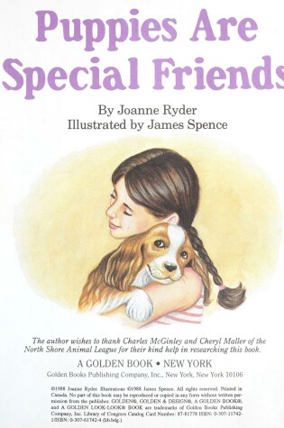 Cover of Puppies are Special Friends