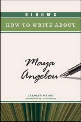 Book cover for Bloom's How to Write about Maya Angelou