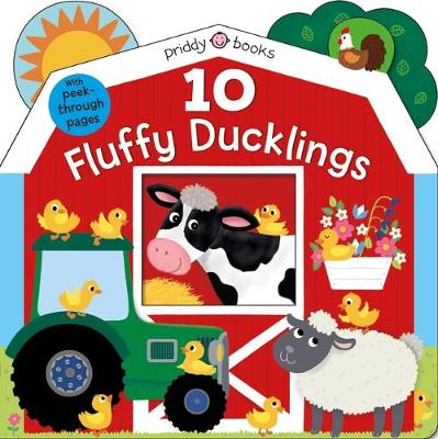 Book cover for Tiny Tots Peep-Through: 10 Fluffy Ducklings