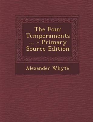 Book cover for The Four Temperaments... - Primary Source Edition