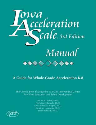 Book cover for Iowa Acceleration Scale Manual