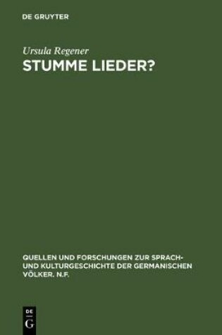 Cover of Stumme Lieder?