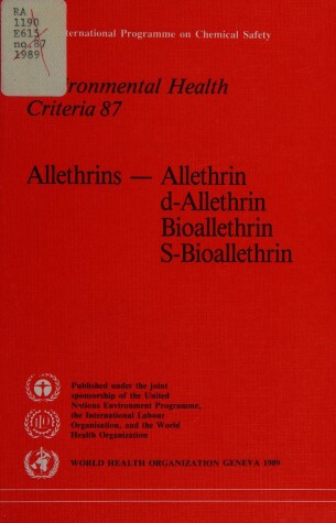 Cover of Allethrins - allethrin, d-Allethrin, bioallethrin, S-Bioallethrin