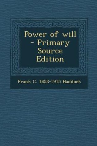 Cover of Power of Will