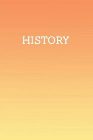 Cover of History