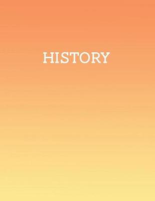 Book cover for History