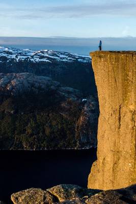 Book cover for The Cliffs of Preikestolen, Norway