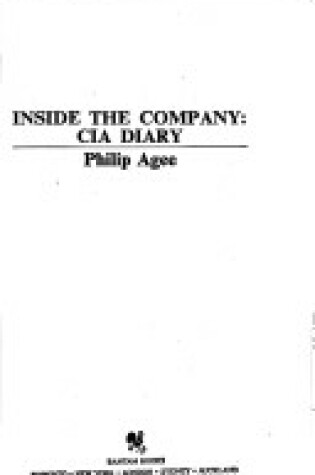 Cover of Inside the Company: CIA Diary