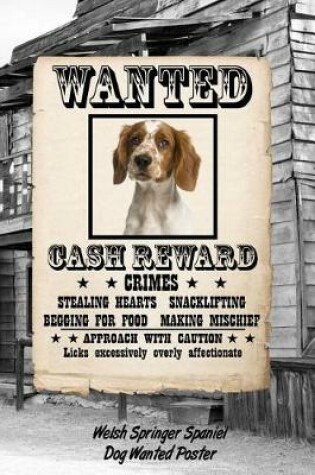 Cover of Welsh Springer Spaniel Dog Wanted Poster