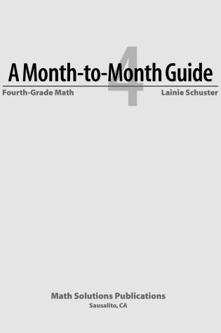 Cover of Fourth-Grade Math