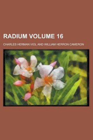 Cover of Radium Volume 16