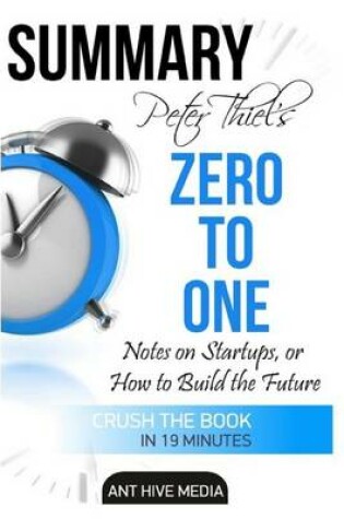 Cover of Peter Theil's Zero to One