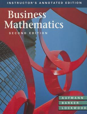 Book cover for Business Maths 2e Iaee Sgansbg 5e Video)