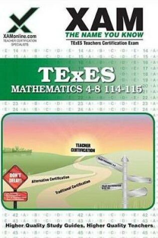 Cover of TExES Mathematics 4-8 114-115 Teacher Certification Exam