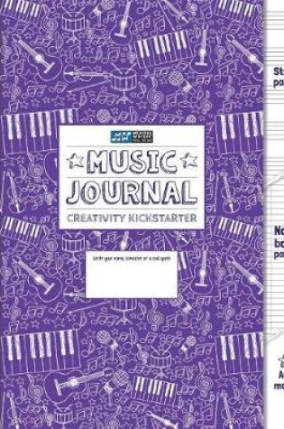 Cover of Music Journal and Creativity Kickstarter (Purple)