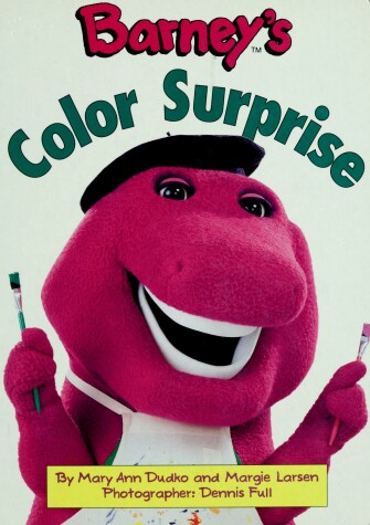 Book cover for Barney's Color Surprise