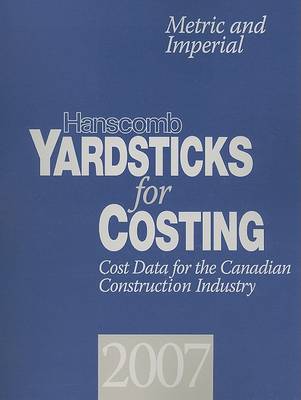 Book cover for Hanscomb Yardsticks for Costing