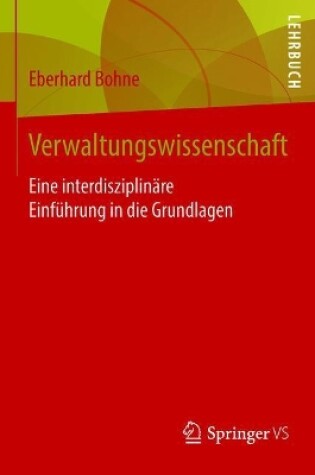 Cover of Verwaltungswissenschaft